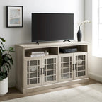 Middlebrook 58-inch Framed Glass 4-Door TV Stand
