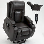Heavy Duty Power Lift Recliner Chair for Elderly with Massage and Lumbar Heating