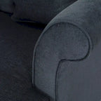 66 Upholstered Loveseat Chaise Lounge Chair with Birch Legs