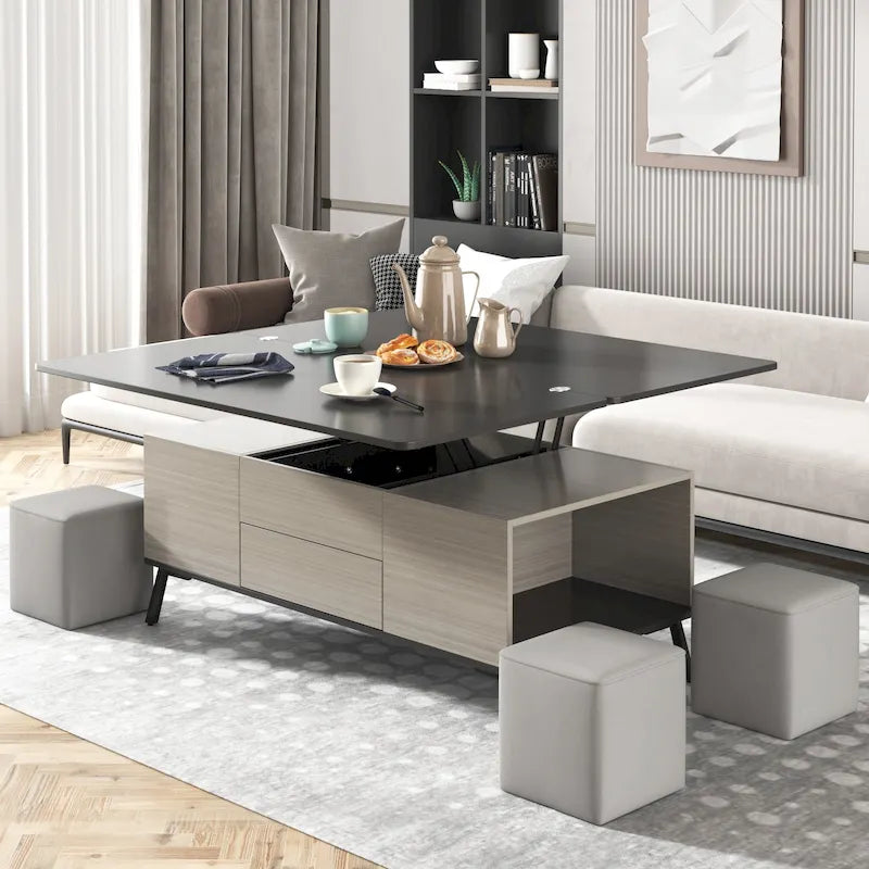 5 Pieces Lift Top Coffee Table