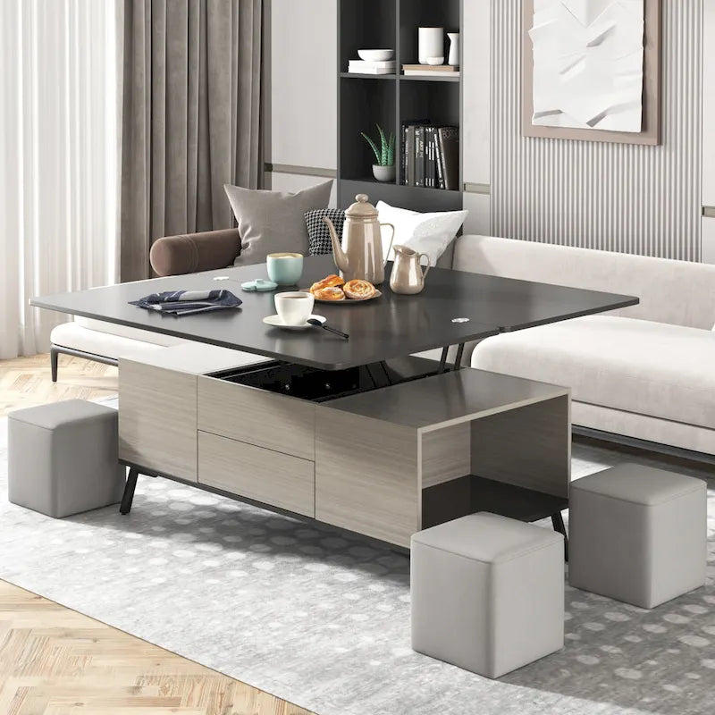 5 Pieces Lift Top Coffee Table