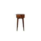 Chestnut Hallway 2 Drawer Console Table Solid Wood 35 Inch