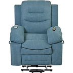 Massage Recliner Chair for Seniors-Power Lift,Adjustable Massage,Heating Features,Infinite Position Reclining,and Side Pocket
