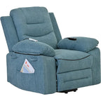 Massage Recliner Chair for Seniors-Power Lift,Adjustable Massage,Heating Features,Infinite Position Reclining,and Side Pocket