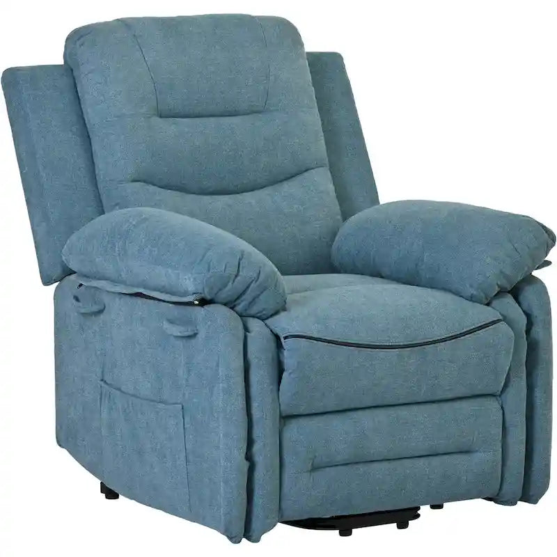 Massage Recliner Chair for Seniors-Power Lift,Adjustable Massage,Heating Features,Infinite Position Reclining,and Side Pocket