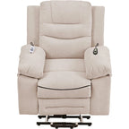 Massage Recliner Chair for Seniors-Power Lift,Adjustable Massage,Heating Features,Infinite Position Reclining,and Side Pocket
