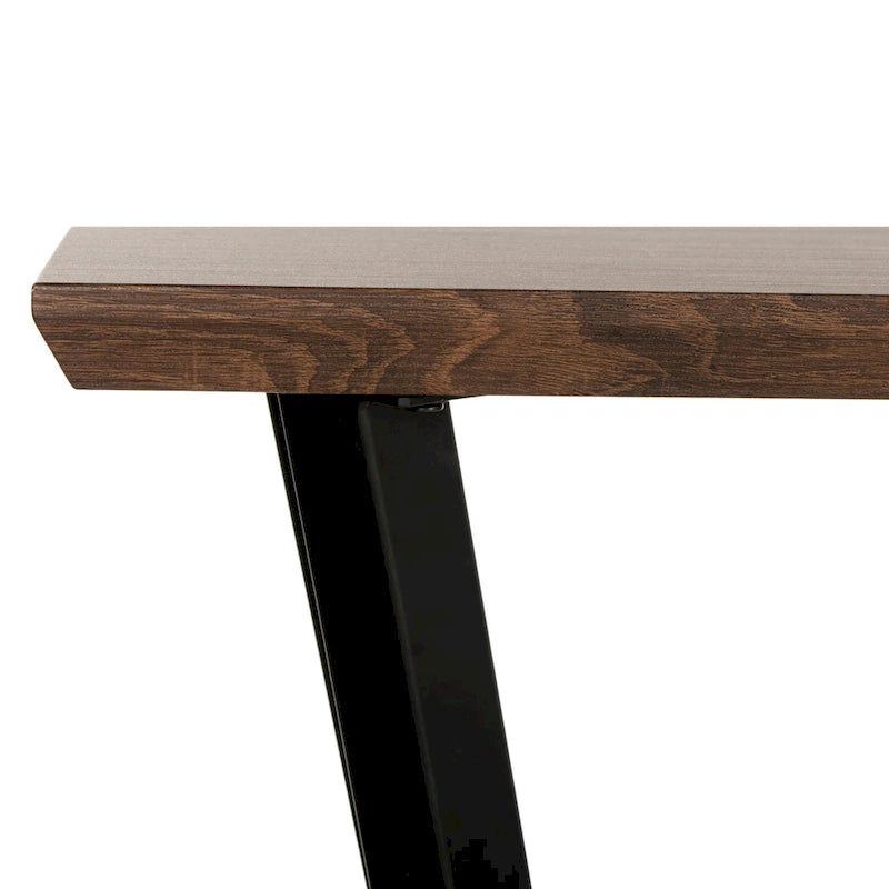 SAFAVIEH Andrew Brown/ Black Console Table - 39W x 14D x 31H