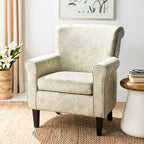 SAFAVIEH Gramercy Garden Motif Grey Club Chair - 30W x 33D x 32H