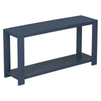 Distinctive Features of a Minimalist Console Table with Bottom Shelf and Four Legs, Suitable for Entryway, Hallway