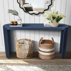 GDFStudio - Avery Modern 60 Console Table with Curved Legs and Versatile Design