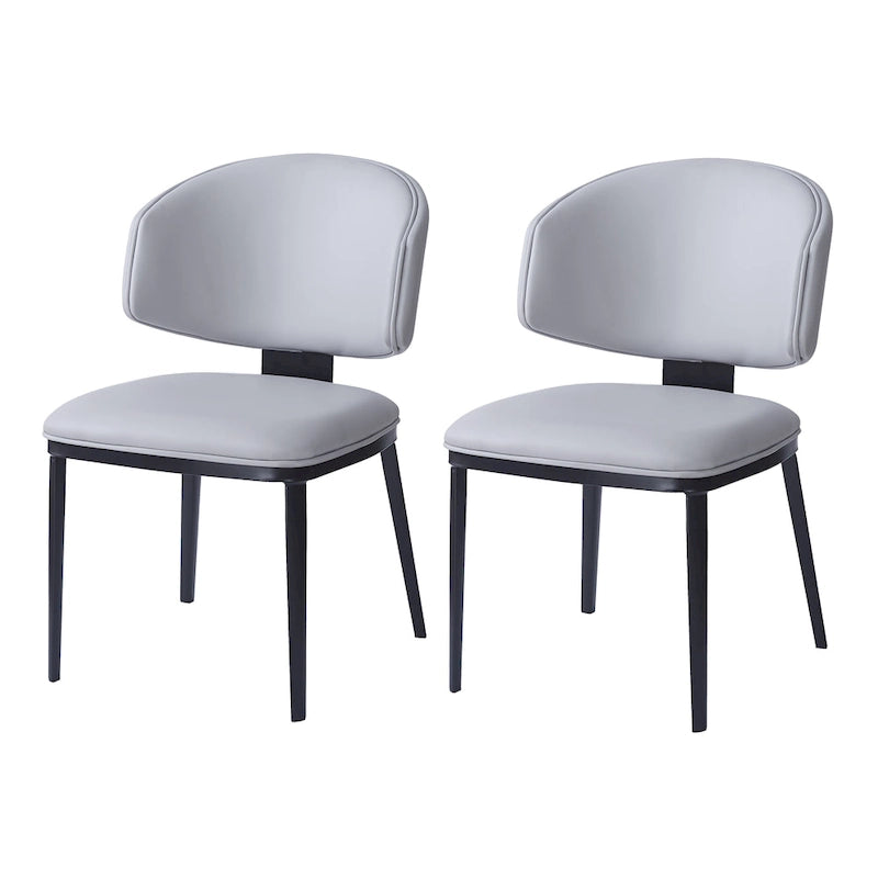 - PU Leather Upholstered Dining Chairs