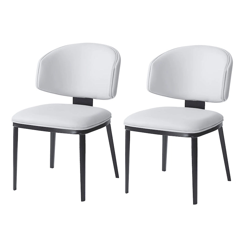 - PU Leather Upholstered Dining Chairs