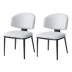 - PU Leather Upholstered Dining Chairs
