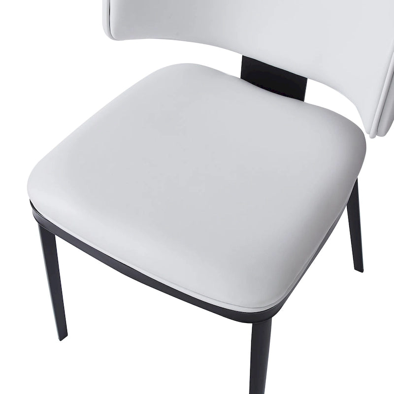 - PU Leather Upholstered Dining Chairs