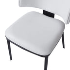 - PU Leather Upholstered Dining Chairs