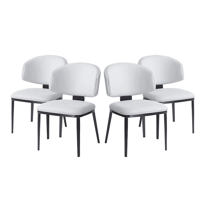 - PU Leather Upholstered Dining Chairs