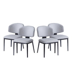 - PU Leather Upholstered Dining Chairs