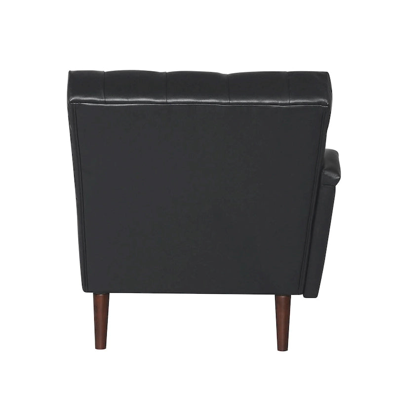 Christopher Knight Home - Isabella Indoor Chaise Lounge Armchair with Pillow and Solid Wood Legs