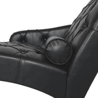 Christopher Knight Home - Isabella Indoor Chaise Lounge Armchair with Pillow and Solid Wood Legs