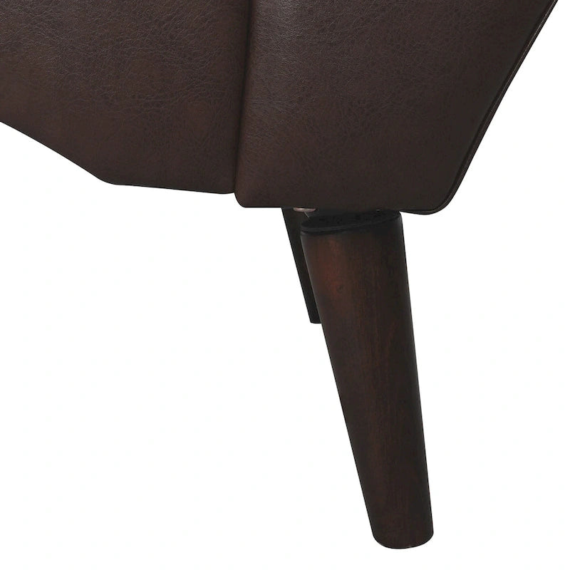 Christopher Knight Home - Isabella Indoor Chaise Lounge Armchair with Pillow and Solid Wood Legs