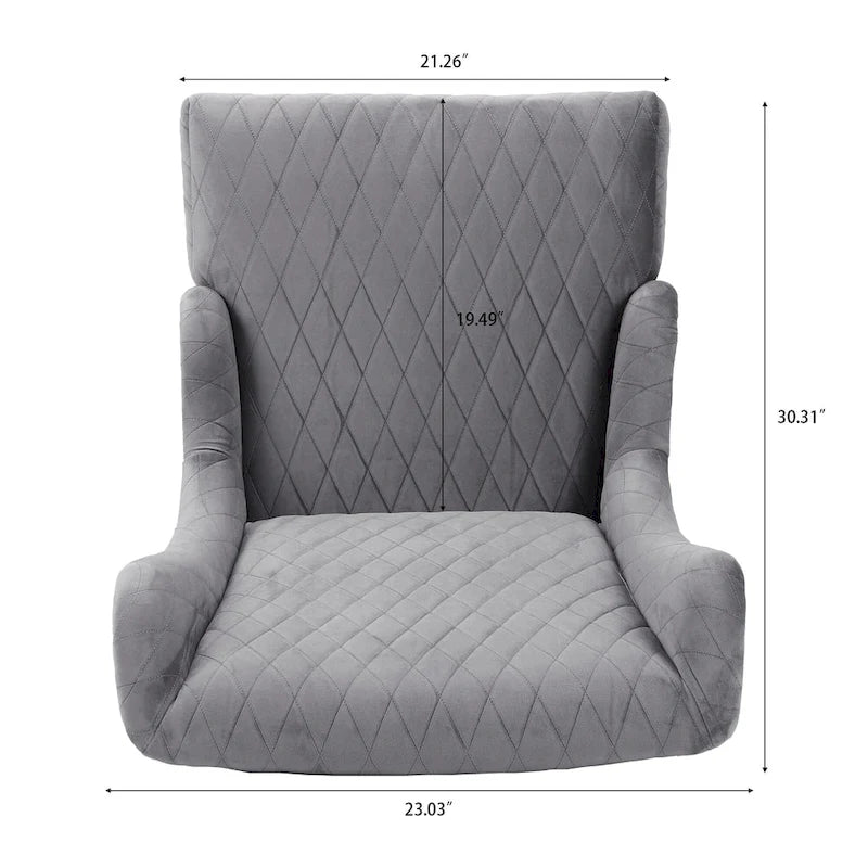 Christopher Knight Home - Evelyn High-Back Velvet Wingback Chair with Wooden Legs