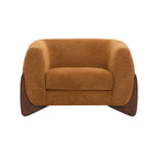 Tina Modern Upholstered Boucle Arm Club Chair by Christopher Knight Home