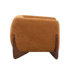 Tina Modern Upholstered Boucle Arm Club Chair by Christopher Knight Home
