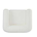 Tina Modern Upholstered Boucle Arm Club Chair by Christopher Knight Home