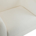 Tina Modern Upholstered Boucle Arm Club Chair by Christopher Knight Home