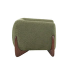 Tina Modern Upholstered Boucle Arm Club Chair by Christopher Knight Home