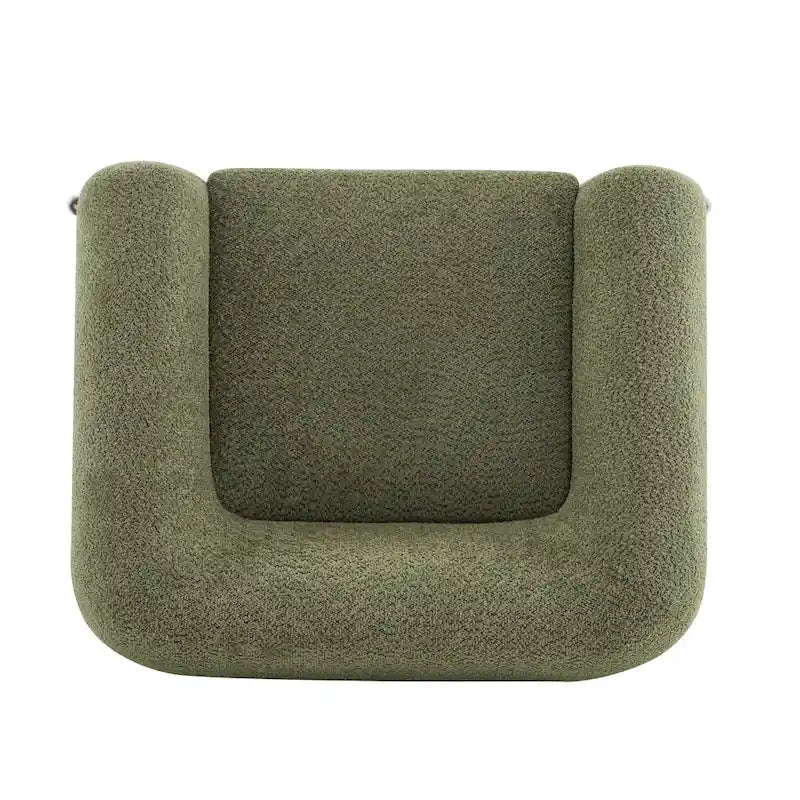 Tina Modern Upholstered Boucle Arm Club Chair by Christopher Knight Home