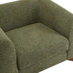 Tina Modern Upholstered Boucle Arm Club Chair by Christopher Knight Home