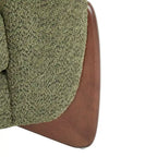 Tina Modern Upholstered Boucle Arm Club Chair by Christopher Knight Home