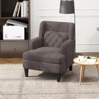 Nabo Modern Fabric Accent Chair with Cushion Back by Christopher Knight Home