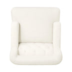 Nabo Modern Fabric Accent Chair with Cushion Back by Christopher Knight Home