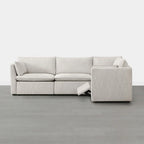 Cypress 107W L-shape Power Reclining Sectional Sofa Couch