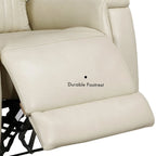 Leather Zero Gravity Power Recliner with Power Headrest and Power Lumbar,USB&USB-C Port