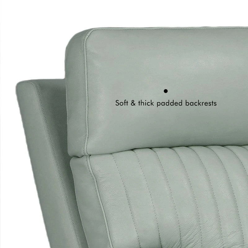 Leather Zero Gravity Power Recliner with Power Headrest and Power Lumbar,USB&USB-C Port
