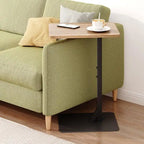 C Shaped End Table for Couch & Bedside - 15.7D x 11.8W x 23.6H