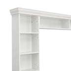 4-Piece Wall Unit Entertainment Center Set with Bookshelf , Versatile TV Stand with Adjustable Shelf, Media Console with Bridge