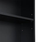4-Piece Wall Unit Entertainment Center Set with Bookshelf , Versatile TV Stand with Adjustable Shelf, Media Console with Bridge