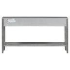 Contemporary 3-Drawer Console Table with 1 Shelf