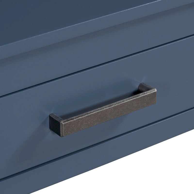 Contemporary 3-Drawer Console Table with 1 Shelf