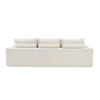 GDFStudio - Olivia Morgan Ultra-Soft Modular 110-Inch L-Shaped Cloud Sofa With No-Assembly, Full-Compression Comfort