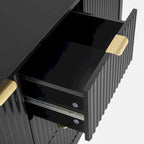 Modern Entryway Cabinet with Adjustable Shelves and Soft-Close Doors
