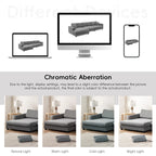 134 Corduroy Sectional Sofa with L-Shaped Cloud Couch and USB Charging & 50 Chaise (330lb Capacity)