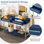 Wood Console Entryway Table with 2 Drawers for Living Room, Entryway