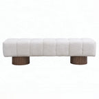 No-Assembly End of Bed Entryway Bench Ottoman