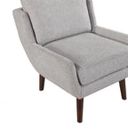 Comfortable Contemporary Accent Chair with Durable Upholstery and Solid Wood Legs