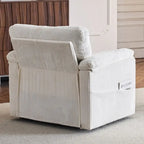 33 Corduroy Swivel Single Sofa Chair